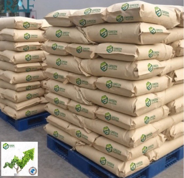 Le conditionnement EVERGREEN® & ECOSORB®, prêt à être expédié.